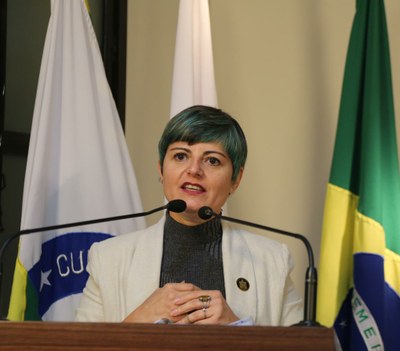 Vereadora Marly Coelho (PSC), Secretária da Mesa Diretora.