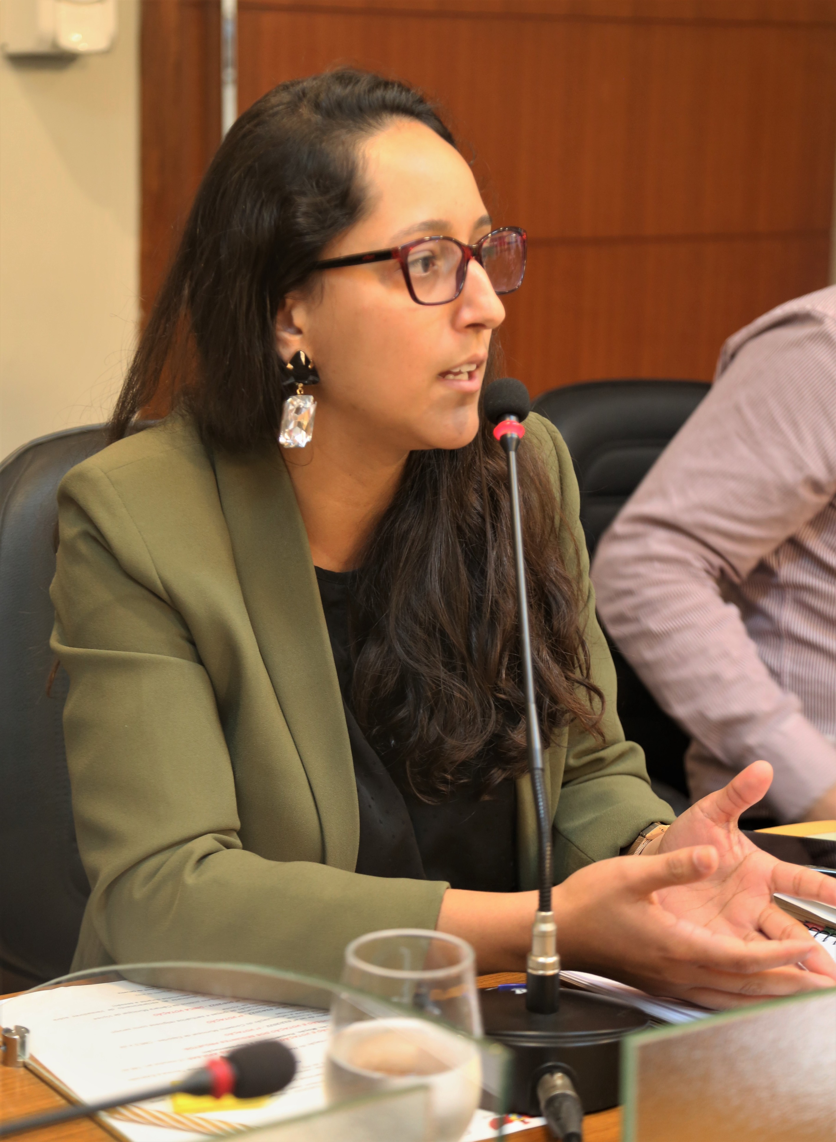 Vereadora Jamille Gomes (PT), Presidente da Comissão de Finanças e Orçamento