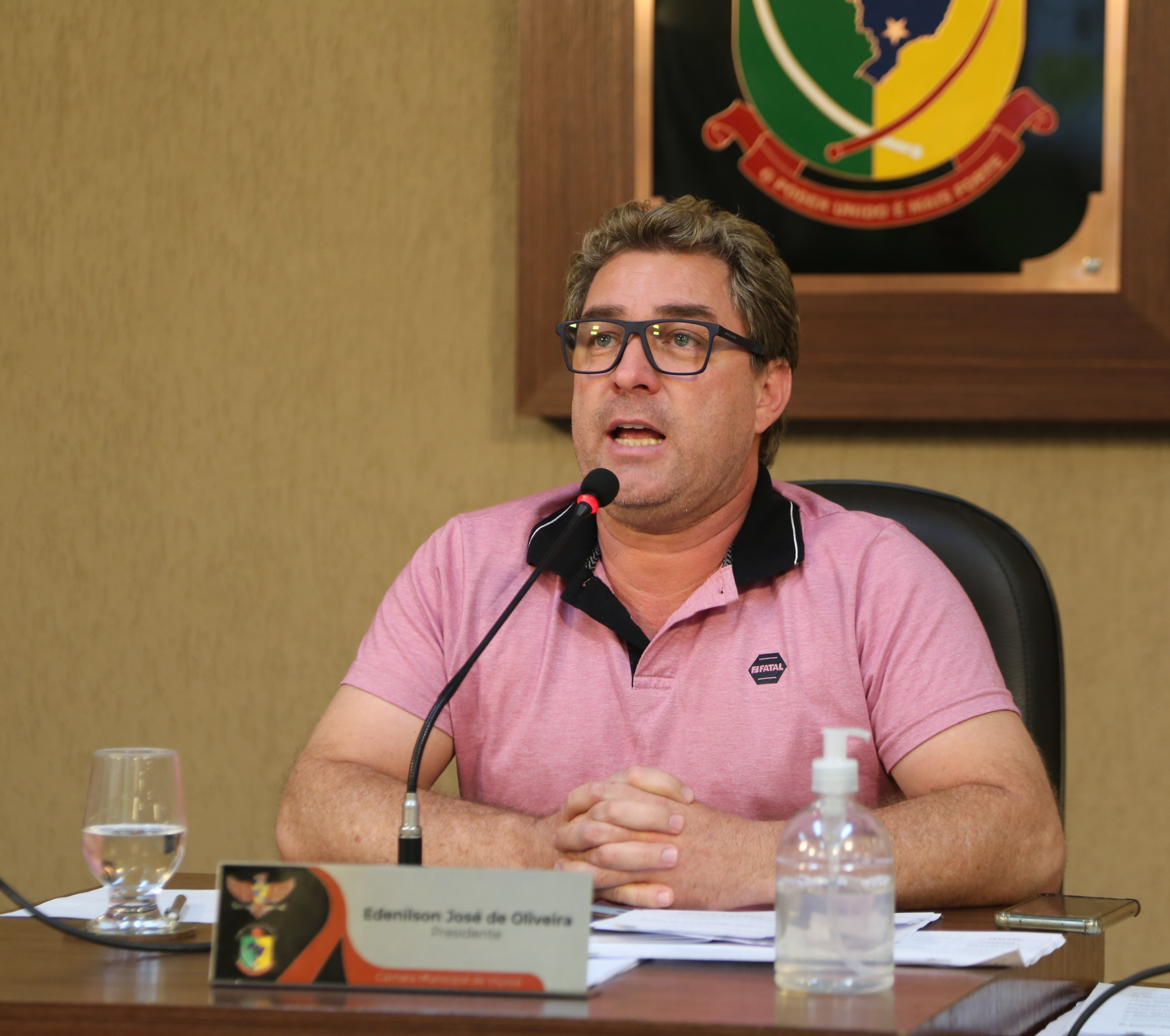 Vereador Edenilson Oliveira (PSD), Presidente da Casa Legislativa