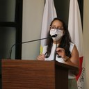 Vereadora Jamille Gomes (PT), 2ª Secretária da Mesa, e Presidente da Comissão de Finanças e Orçamento