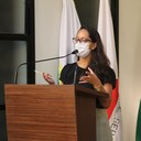 Vereadora Jamille Gomes (PT), 2ª Secretária da Mesa, e Presidente da Comissão de Finanças e Orçamento