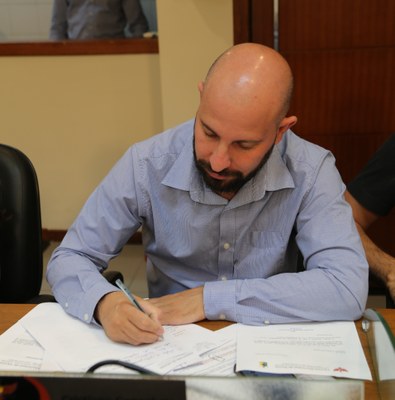 Vereador Cristiano Gonçalves (Moto Link) (SOLIDARIEDADE), Presidente da Comissão de Trânsito e Mobilidade Urbana