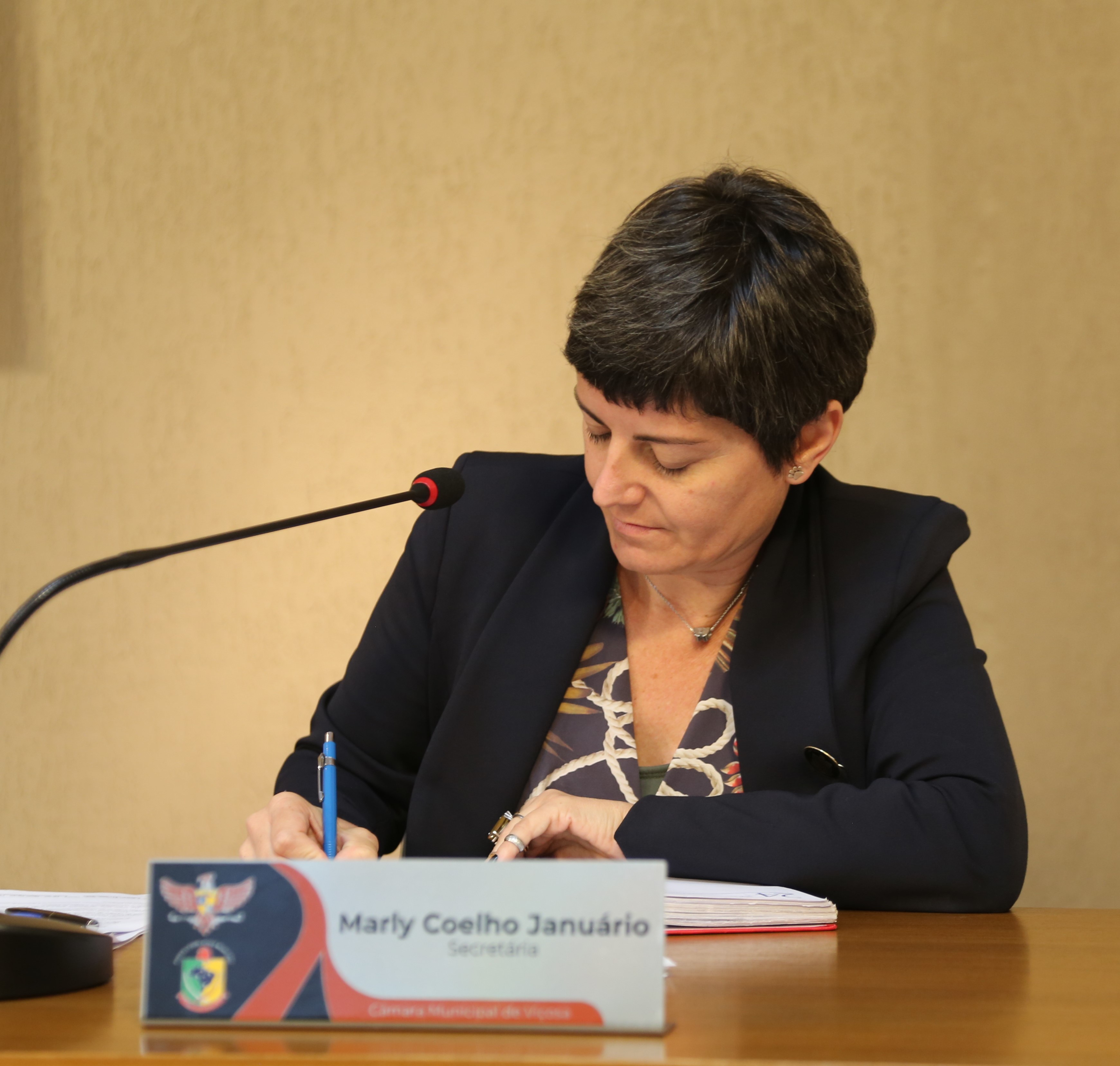 Vereadora Marly Coelho (PSC), Secretária da Mesa Diretora