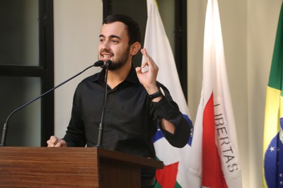 Vereador Daniel Cabral (PCdoB), Presidente da Comissão de Constituição, Justiça e Redação.