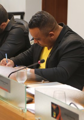 Vereador Robson Souza (CIDADANIA), Presidente da Comissão de Direitos Humanos, Cidadania, Prevenção e Segurança Pública.