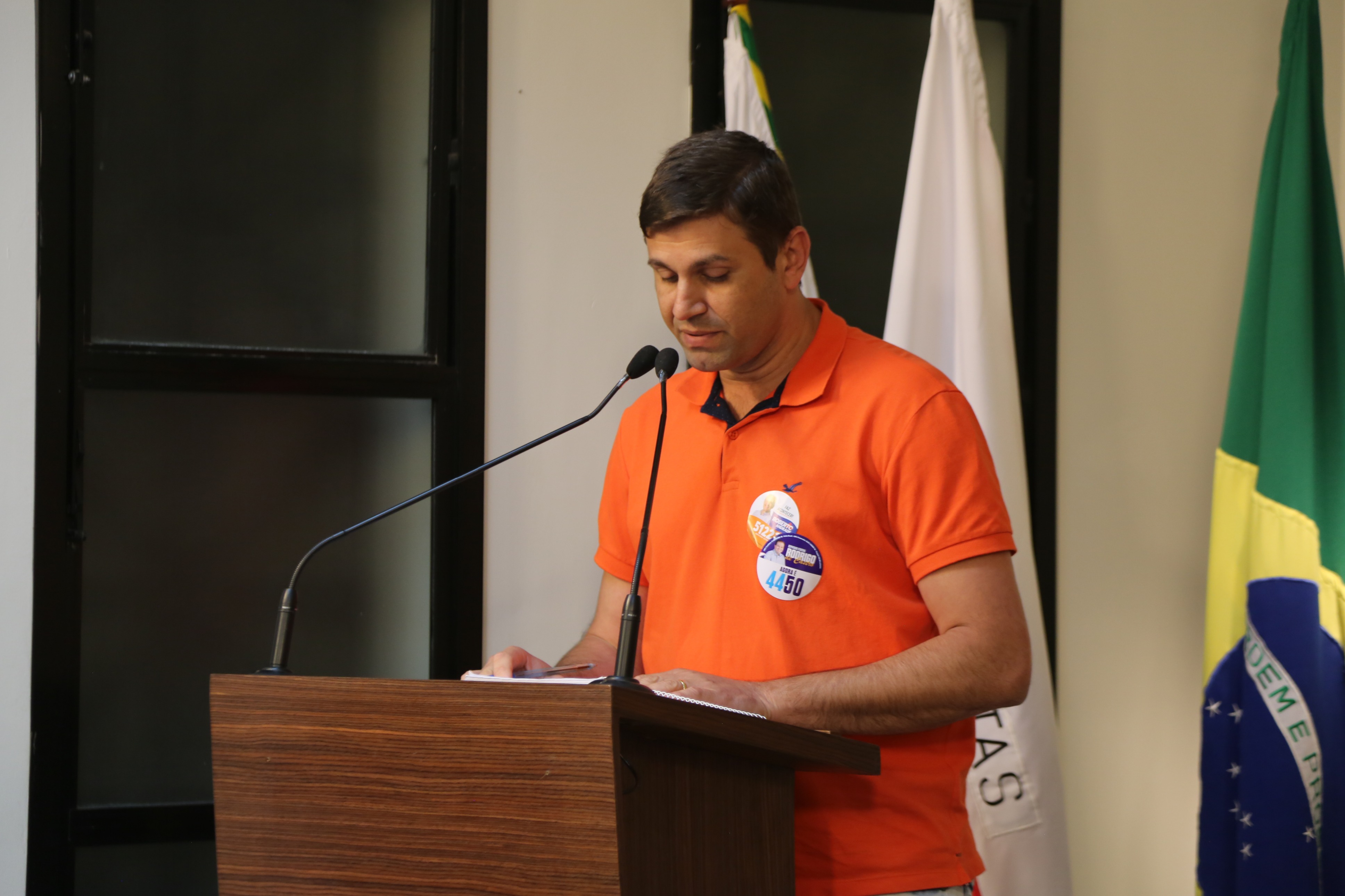 Vereador Marcos Fialho (sem partido), Presidente da Comissão de Agronegócio e Meio Ambiente.