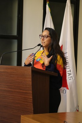 Vereadora Jamille Gomes (PT), Presidente da Comissão de Finanças e Orçamento