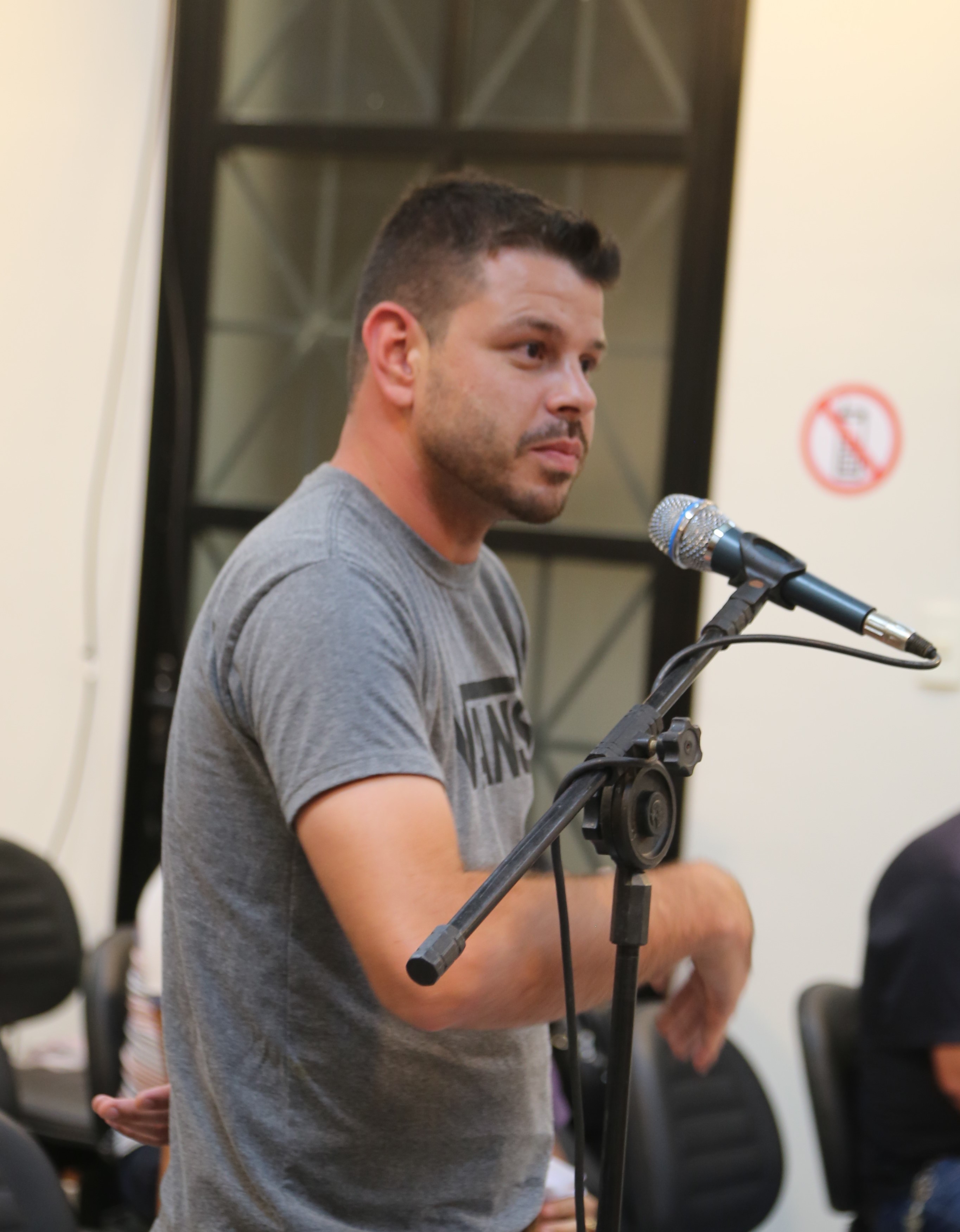 Participação Popular: Jean Luiz, morador da Rua Benevenuto Saraiva.