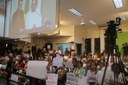Plenário com manifestação popular