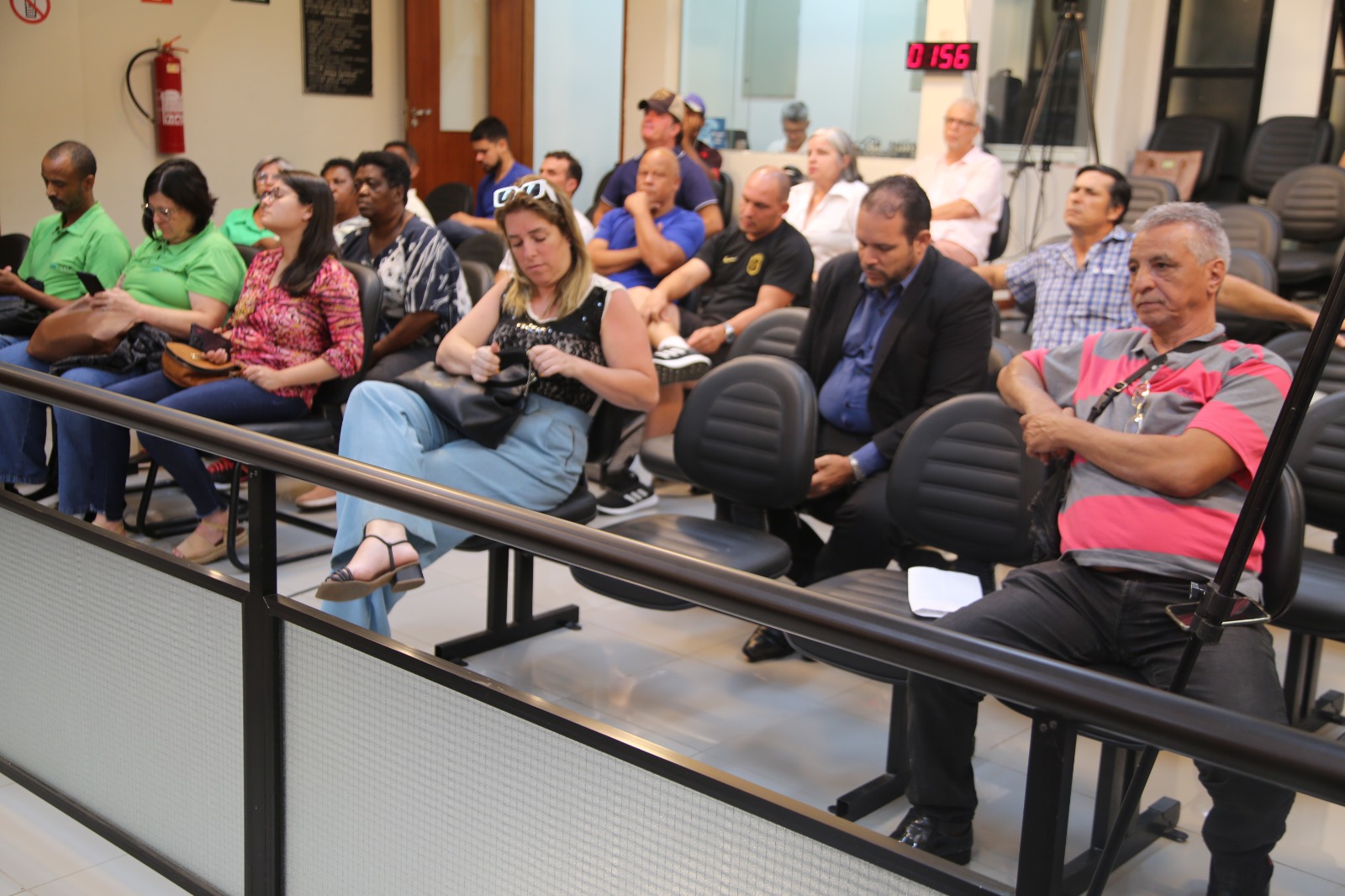 Plenário com o público