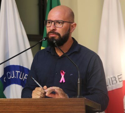 Vereador Cristiano Gonçalves (Moto Link) (Solidariedade) Presidente da Comissão de Trânsito e Mobilidade Urbana
