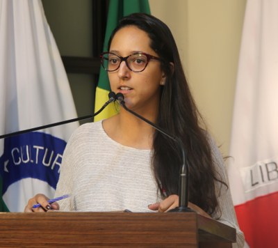 Vereadora Jamille Gomes (PT) Presidente da Comissão de Finanças e Orçamento