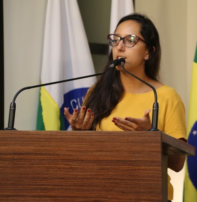 Vereadora Jamille Gomes (PT) Presidente da Comissão de Finanças e Orçamento