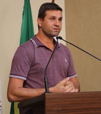 Vereador Marcos Fialho (sem partido) Presidente da Comissão de Agronegócio e Meio Ambiente