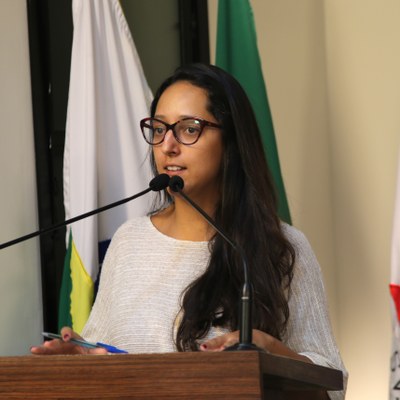 Vereadora Jamille Gomes (PT) Presidente da Comissão de Finanças e Orçamento