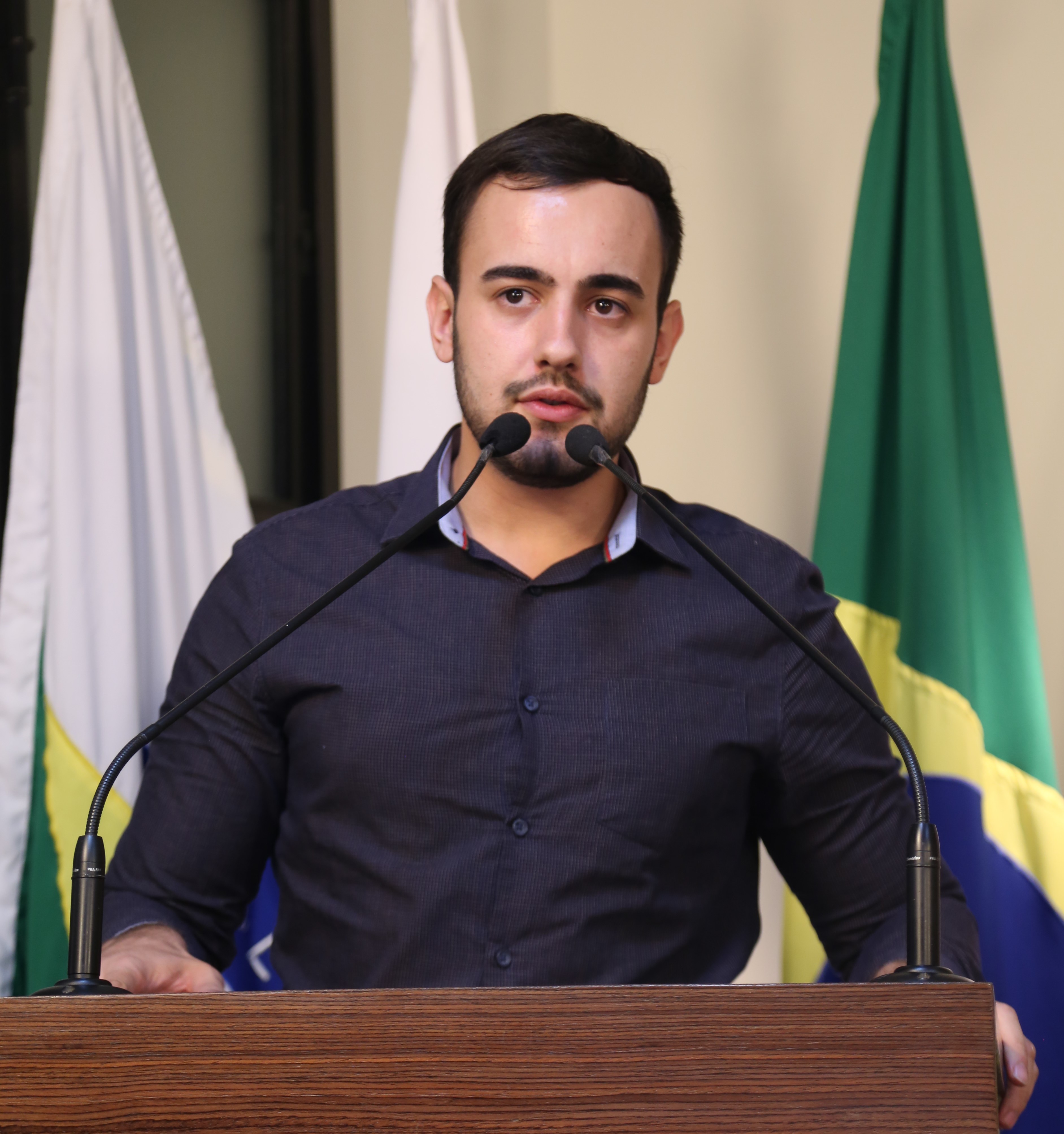 Vereador Daniel Cabral (PCdoB), Vice-Presidente da Mesa Diretora e Presidente da Comissão de Constituição, Justiça e Redação