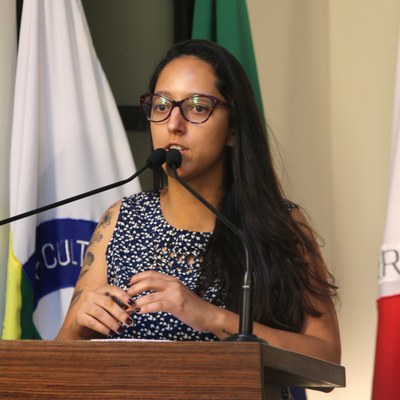 Vereadora Jamille Gomes (PT) Presidente da Comissão de Finanças e Orçamento