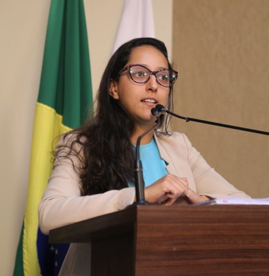 Vereadora Jamille Gomes (PT) Presidente da Comissão de Finanças e Orçamento