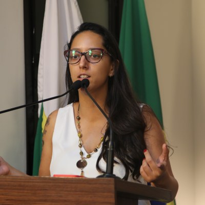 Vereadora Jamille Gomes (PT) Presidente da Comissão de Finanças e Orçamento