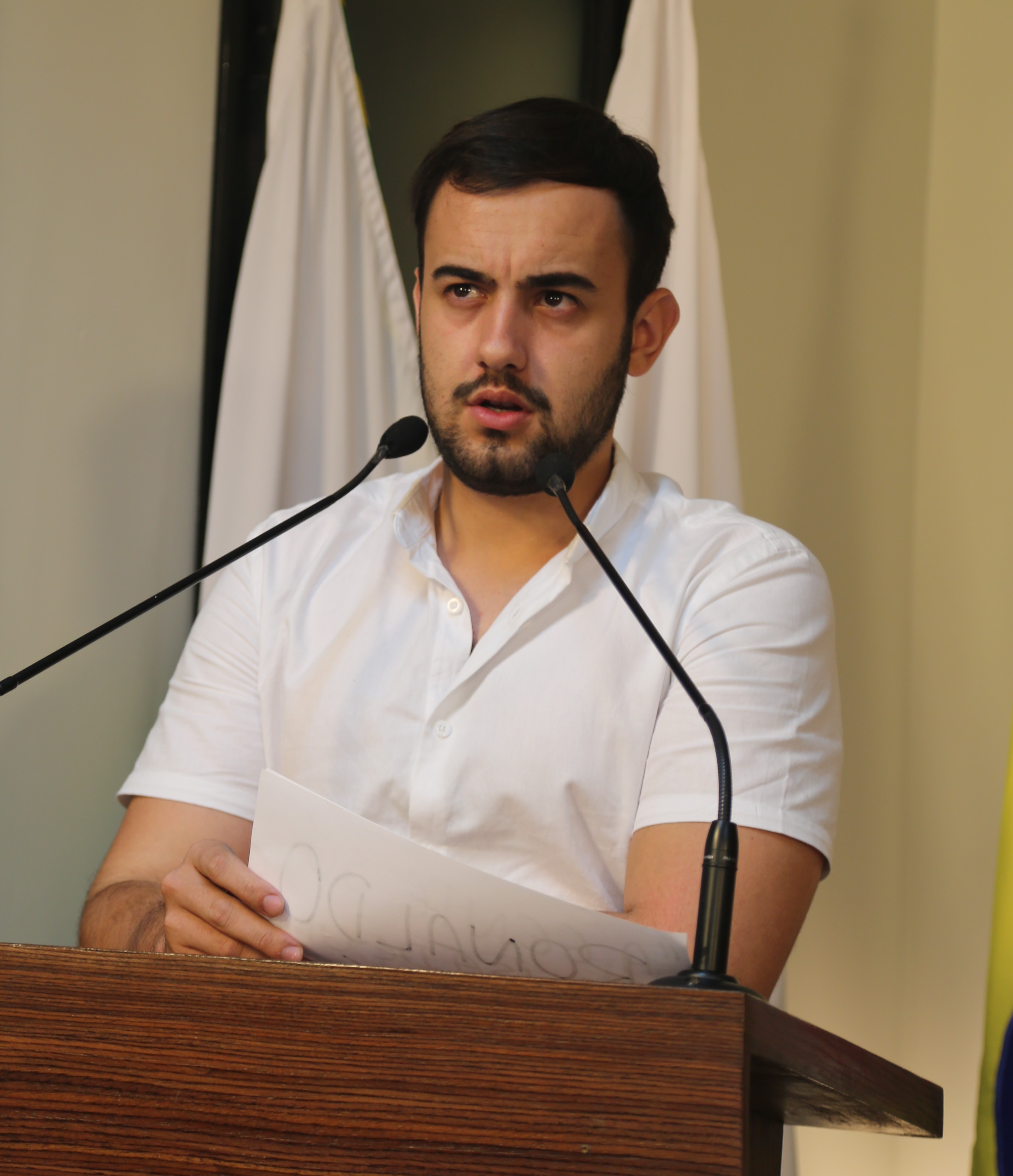 Vereador Daniel Cabral (PCdoB), Vice-Presidente da Mesa Diretora e Presidente da Comissão de Constituição, Justiça e Redação