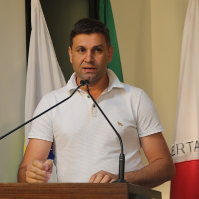 Vereador Marcos Fialho (sem partido) Presidente da Comissão de Agronegócio e Meio Ambiente