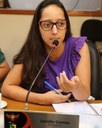Vereadora Jamille Gomes (PT) Presidente da Comissão de Finanças e Orçamento