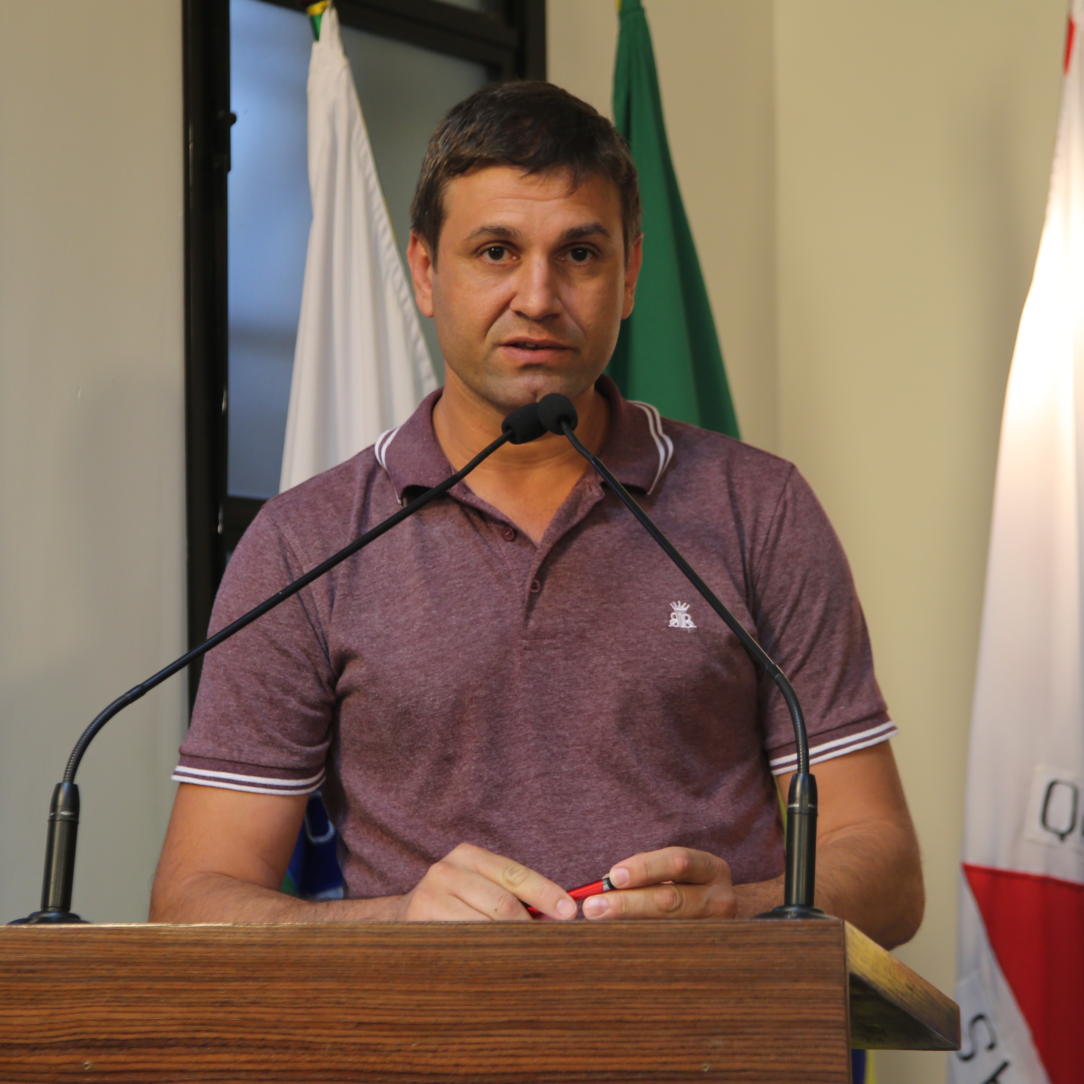 Vereador Marcos Fialho (sem partido) Presidente da Comissão de Agronegócio e Meio Ambiente