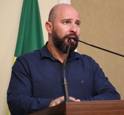Vereador Cristiano Gonçalves (Moto Link) (Solidariedade) Presidente da Comissão de Trânsito e Mobilidade Urbana