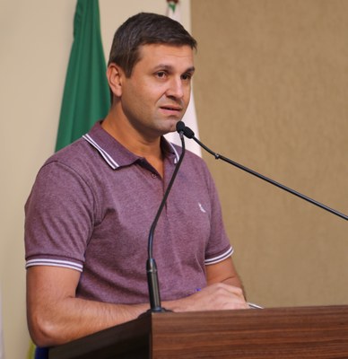 Vereador Marcos Fialho (sem partido) Presidente da Comissão de Agronegócio e Meio Ambiente