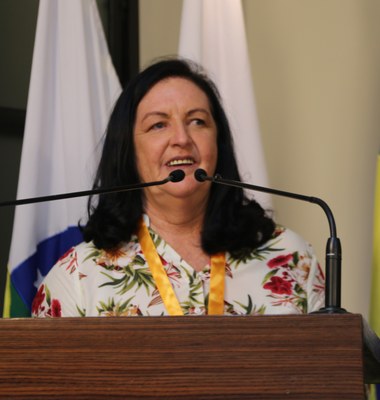 Agradecimento da homenageada, Maria de Lourdes Dias Pereira (Lurdinha)