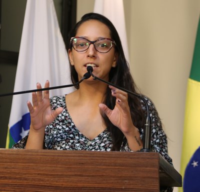 Vereadora Jamille Gomes (PT) Presidente da Comissão de Finanças e Orçamento