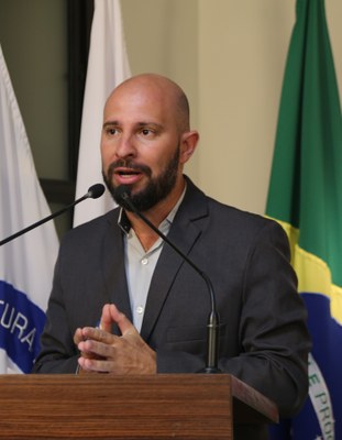 Vereador Cristiano Gonçalves (Moto Link) (SOLIDARIEDADE), Secretário da Mesa Diretora e Presidente da Comissão de Trânsito e Mobilidade Urbana