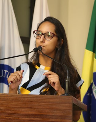 Vereadora Jamille Gomes (PT), Presidente da Comissão de Finanças e Orçamento