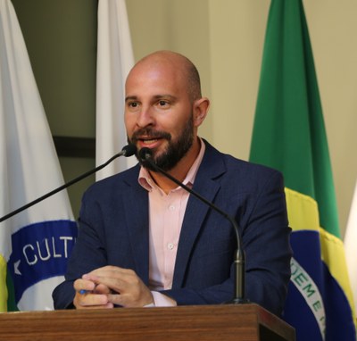 Vereador Cristiano Gonçalves (Moto Link) (SOLIDARIEDADE), Secretário da Mesa Diretora e Presidente da Comissão de Trânsito e Mobilidade Urbana