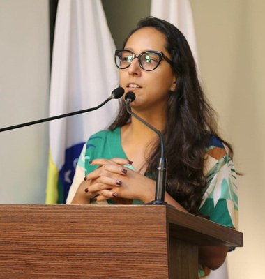 Vereadora Jamille Gomes (PT) Presidente da Comissão de Finanças e Orçamento