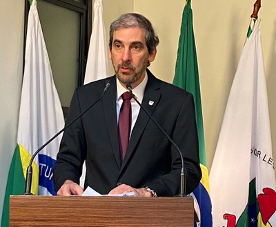 Agradecimento do Reitor da Universidade Federal de Viçosa (UFV), Demetrius David da Silva