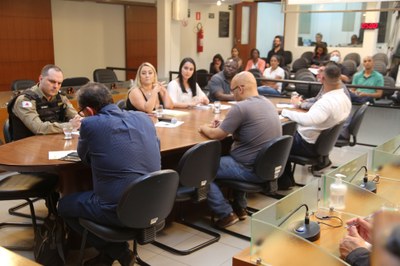 Tribuna de Honra e o Plenário com participação popular
