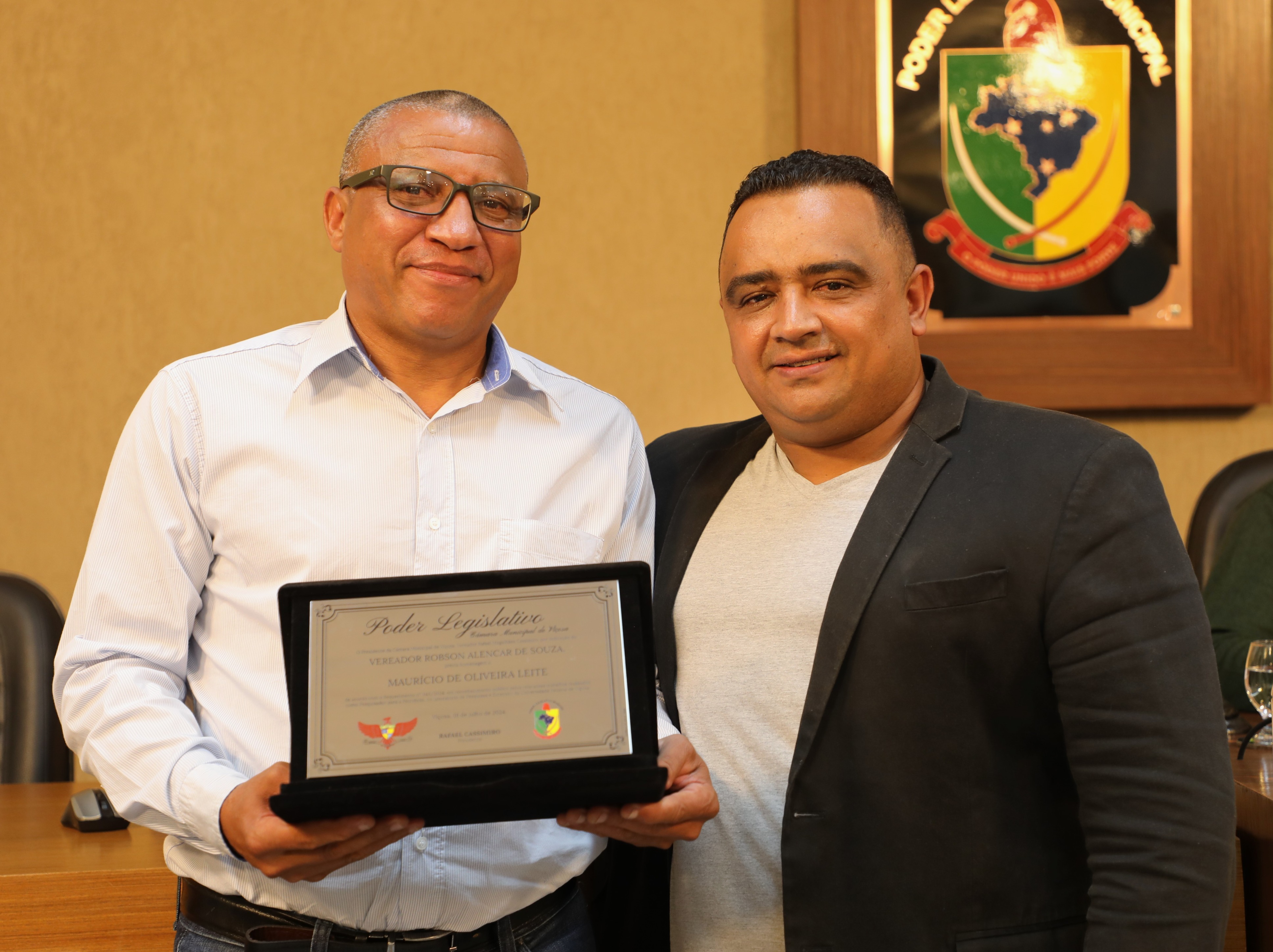 Reconhecimento Público Maurício de Oliveira Leite, pesquisador Requerimento de autoria do Vereador Robson Souza (PSB)
