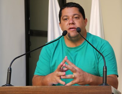 Vereador Marco Cardoso (Marcão Paraíso) (PRD) Presidente da Comissão de Cultura, Turismo, Esporte e Juventude