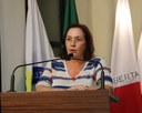 Vereadora Vanja Honorina (UNIÃO) Presidente da Comissão de Abastecimento, Indústria, Comércio e Defesa do Consumidor