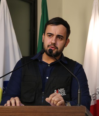 Vereador Daniel Cabral (PCdoB) Vice-Presidente da Câmara de Viçosa; Presidente da Comissão de Constituição, Justiça e Redação (CCJ); e Coordenador Geral da Escola do Legislativo