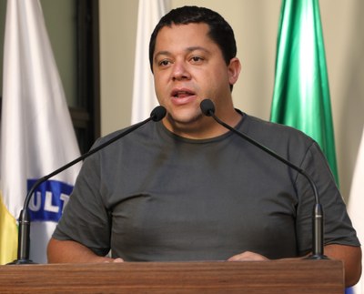 Vereador Marco Cardoso (Marcão Paraíso) (PRD) Presidente da Comissão de Cultura, Turismo, Esporte e Juventude