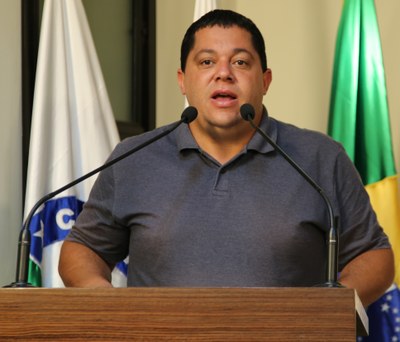 Vereador Marco Cardoso (Marcão Paraíso) (PRD) Presidente da Comissão de Cultura, Turismo, Esporte e Juventude