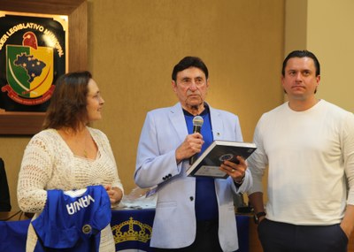 Momento do discurso de Lidson