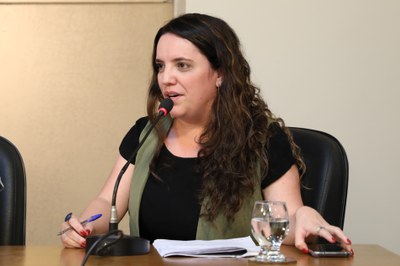 Secretária Adjunta de Saúde, Vanessa Amaral