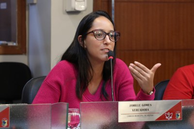 Vereadora Jamille Gomes (PT)