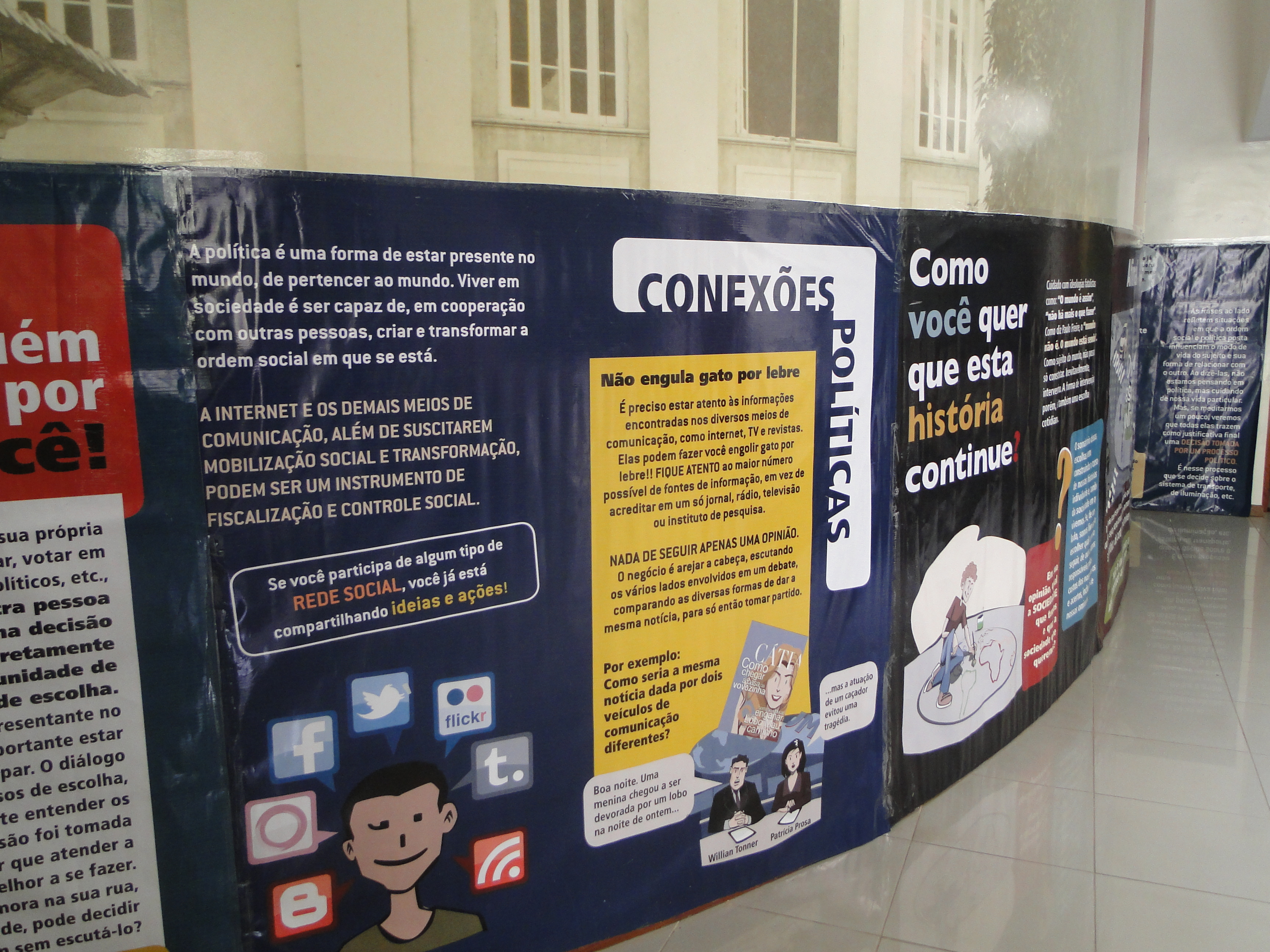 Exposição "É você que faz política" está na Câmara 