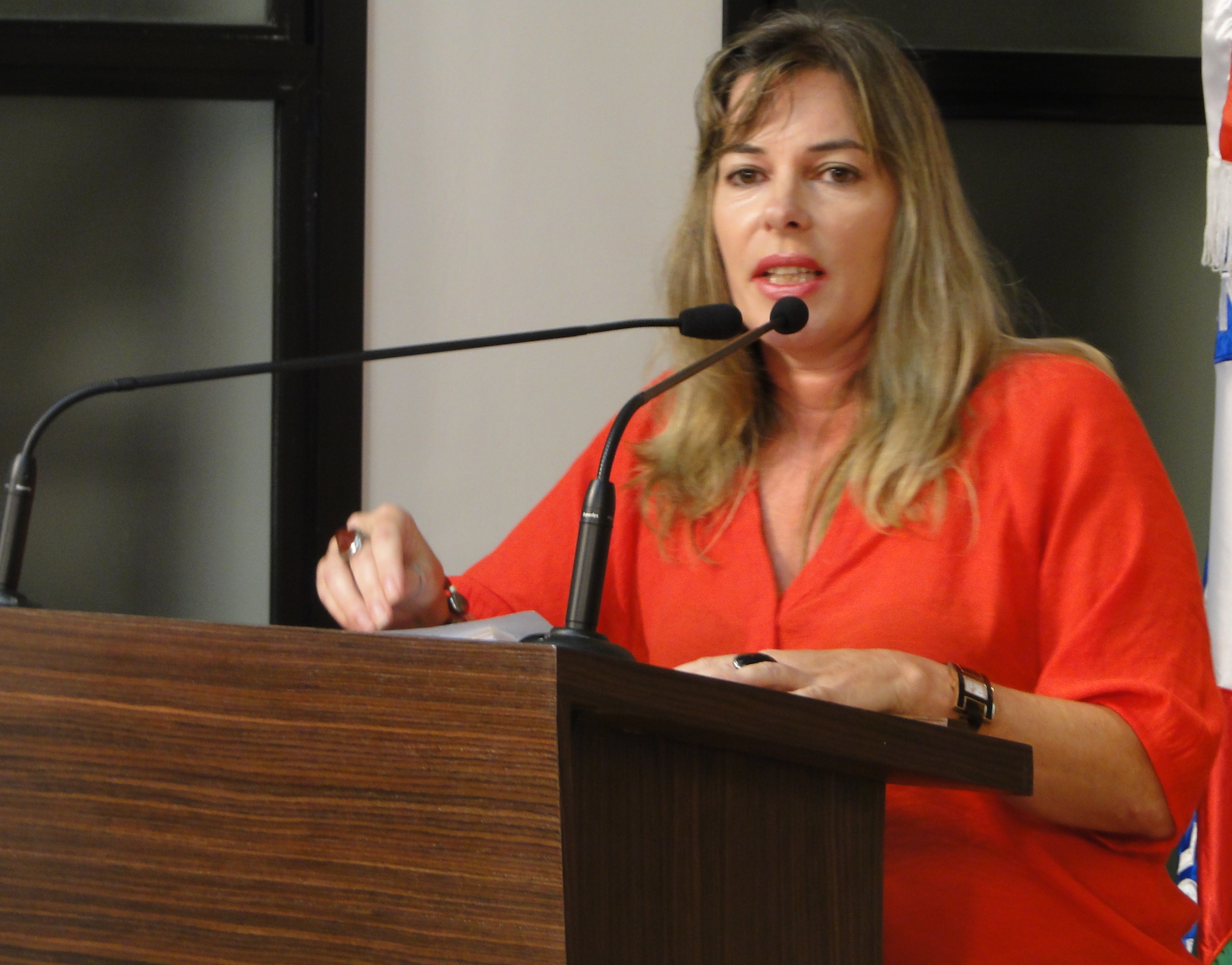 Professora solicita apoio do legislativo para cumprimento da lei do transporte escolar público