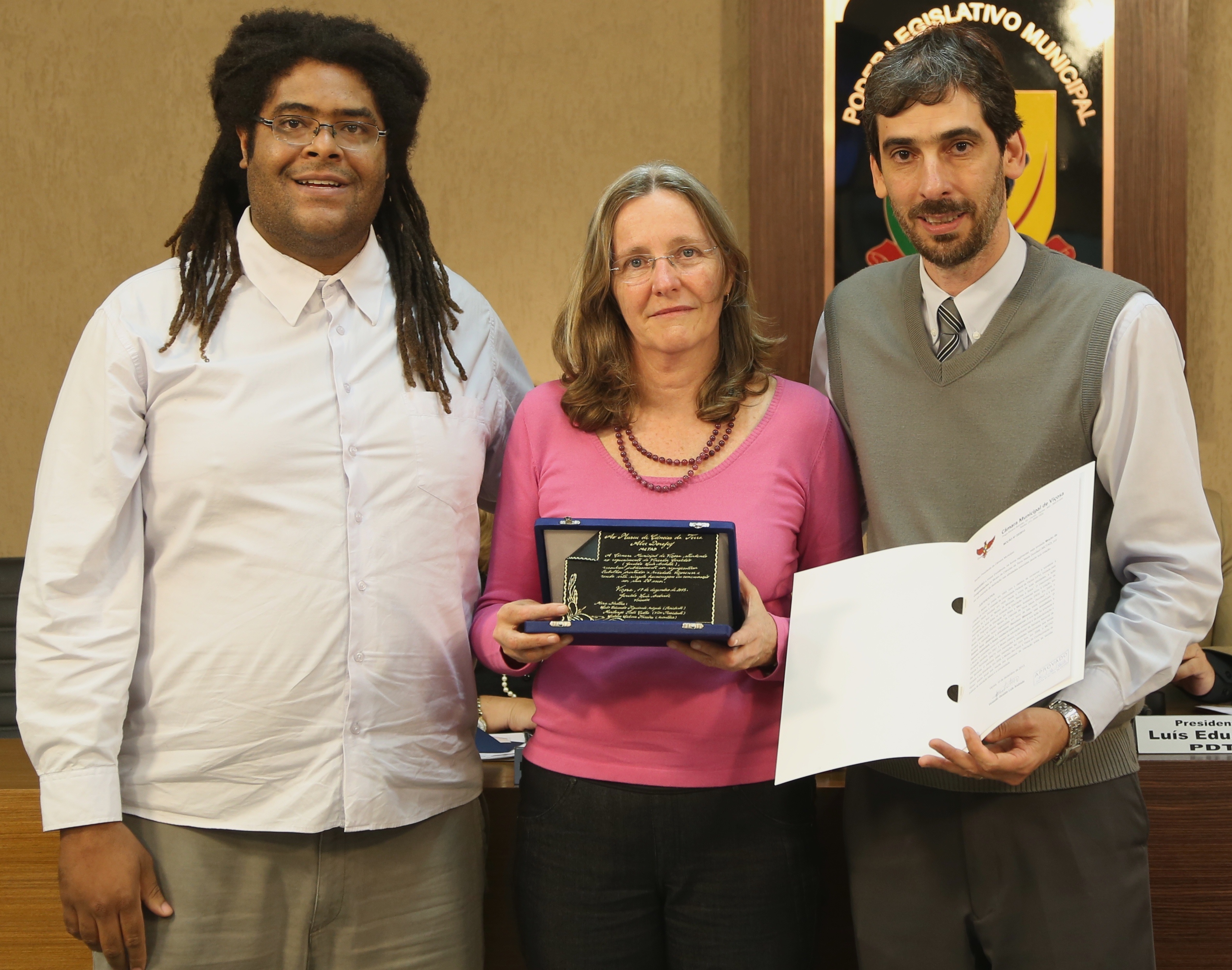 Museu de Ciências da Terra Alexis Dorofeef recebe Moção de Congratulações pelos seus 20 anos 