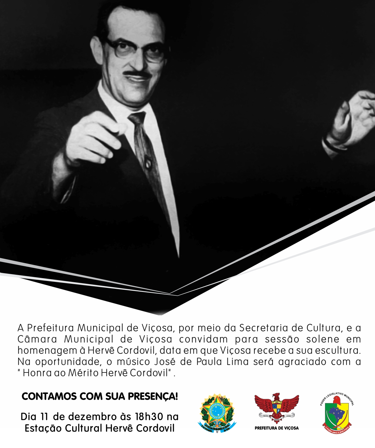 Sessão Solene em homenagem à Hervê Cordovil